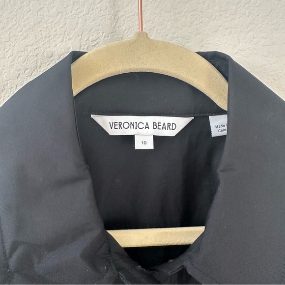 Veronica Beard Regina Sleeveless Button-Down Shirt SZ US 10 - Picture 5 of 7